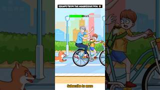 Escape From the Aggressive Dog 🐶😢 | Annoy It Tricky Puzzle 🧩 Gameplay #shorts