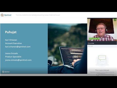 Webinaari Liiketoimintarosessien tunnistaminen ja testaaminen