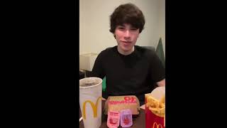 GeorgeNotFound tries the BTS Meal from McDonalds (George Food Review)