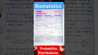 Biostatistics| Probability Distributions| CSIR NET LIFE SCIENCES |Binomial| Normal Poisson #biostats