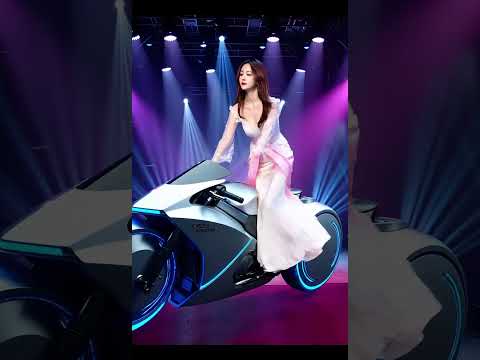 Beautiful girl turns into a cool motorcycle on the talent show #Daren Show #shorts #agt