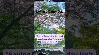 Savings Rainy Day #savingstips #savings #money #shorts #music #relaxing #calming #soothing #sounds