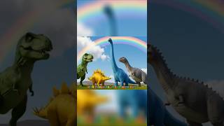 Dino Rainbow Day: Learn Colors & Party in a Vibrant Forest!