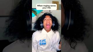 When RAGING in a Game can Save your Life 😂 #shorts #gaming #comedy