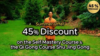 Learn Shaolin's most powerful practices at 45% off