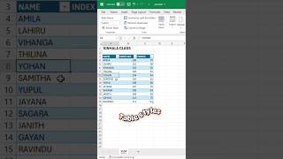 Table formatting tips in excel sinhala 😍 #exceltips #exceltutorial #tablestyling #exceltricks