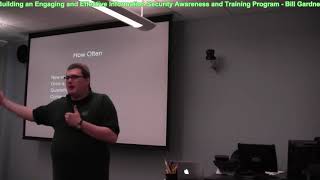 Building an Engaging and Effective Information Security Awareness and Training Program   Bill Gardne