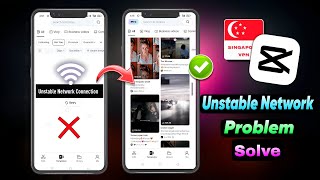How To Fix CapCut Templates & No Network Error 😭 | Capcut Unstable Network Connection Problem 2024