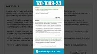 Oracle Compensation Cloud 2023 Implementation Professional Exam Questions | 1Z0-1049-23