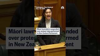 Māori lawmakers suspended over protest haha performed in New Zealand Parliament