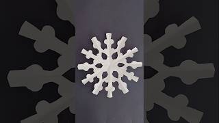 ❄️✂️❄️ Paper snowflake ❄️ #shorts #snowflakes #paper #papercraft #papercutting