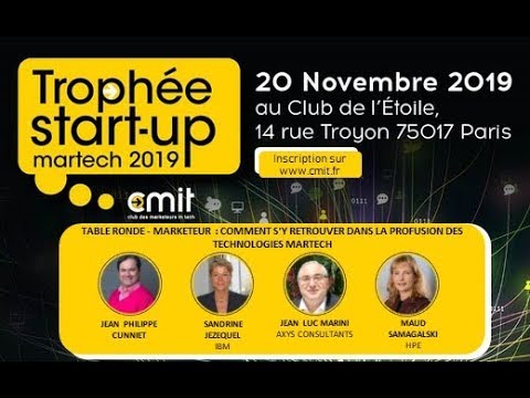 Conférence CMIT   Table Ronde MarTech