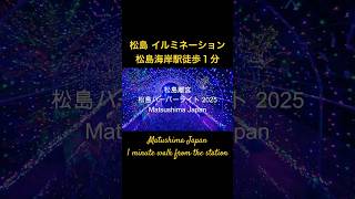 松島ハーバーライト2025 #イルミネーション #japan #matsushima #miyagi #sendai