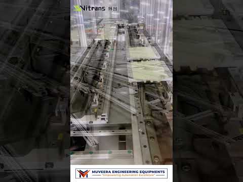 Industry Pallet Conveyor System with Integrated Belt Conveyor | smart conveyor solutions #muveera