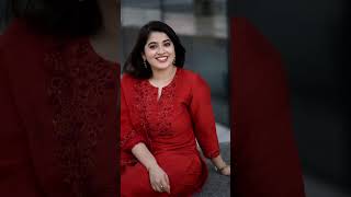Aima rosmy | stunning red #reels #aimarosmy #hotlook #churidar #traditional #southindian #trending