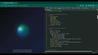 Interactive Orb Animation | Magnetic Hover Effect with HTML CSS JS