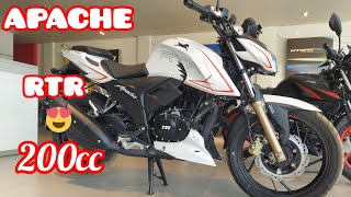 TVS Apache RTR 200 4V Detailed ✅ Walkaround 🙂 | Price 👌| Features | Mileage |