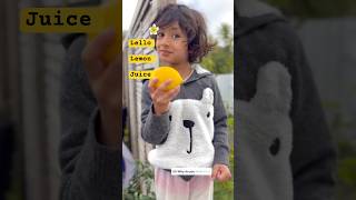 Lemon juice tutorial #ETAfitness #kids #funny
