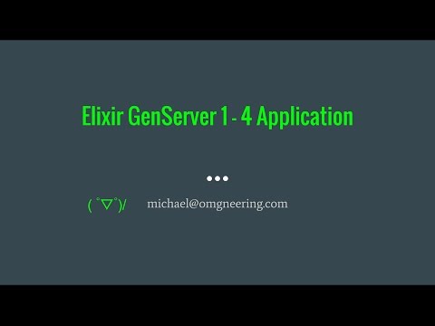 Elixir Application (part 1)