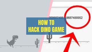 🔴How to hack Dino Game in Chrome 2022.