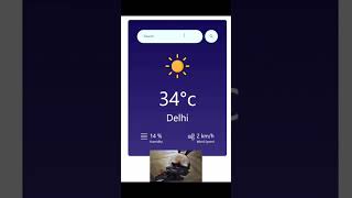 Live Weather App using React JS #programming #reactjs #coding #shorts