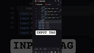 Input Form tag #htmltutorial #mobiletutorial #css #formtag#devloperbhola