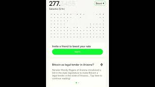 Mine satoshi for free with the link !!!   #bitcion #earncrypto