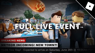 ROBLOX Welcome to Bloxburg || Full Meteorite Live Event