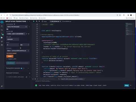 21- Deploying your ERC20 Token on the Blockchain