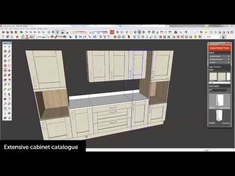 Kitchen design with SketchUp and EASYSKETCH