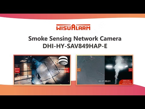 Smoke Sensing Network Camera | Demonstration | Wisualarm