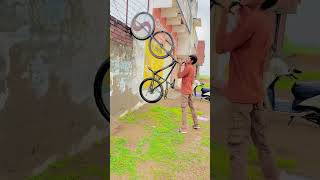 Stunt 🤩🙈😱 #punjabisong #love #haryanvisong #newsong #song #stunt #modificition #bicycle