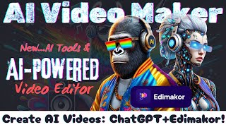 Top Trending AI Tool This Week: Create AI Videos with ChatGPT+Edimakor Tutorial !😲