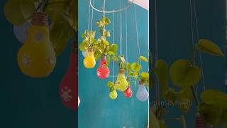 DIY bulb chandelier 💡 #shorts #diyideas #indianhomedecor #walldecor #chandelierdesign #diycrafts