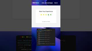 Star Rating with Emoji Reaction | HTML CSS JavaScript Part_10