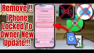 iCloud Activation Lock Bypass on iPhone - How To Remove iCloud Locked To Owner