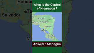 What is the Capital of Nicaragua | Country and Capital | @pradhanseducation
