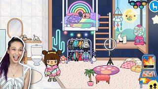 TOUR VAN MIJN NIEUWE HUIS in TOCA WORLD! || MeisjeDjamila