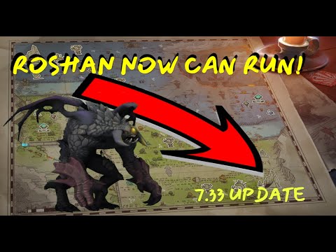 New Roshan can run! DOTA 7.33 Updates