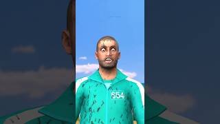 When you step on ant hill in squid game 🐜🐜🐜 #shorts #babyduck