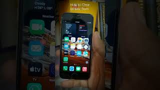 How to Clear iphone Ram | iphone 6s in 2022 #shorts #paras_ka_gyan