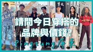 【屏東】請問您今日穿搭的品牌跟價錢？2025年6月#南人的浪漫 #時髦買菜郎 #屏東西市場 #labubu #泡泡瑪特 #3point #大陸品牌  #廢土風 設計師品牌 #streetstyle