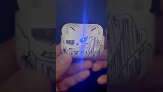 Drawing Sans on My AirPods Case! #undertale  #つっしーの筆