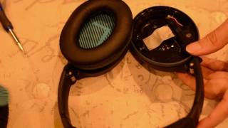 Bose QC 25 headset - How to fix right side.