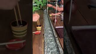 「吾妻庵」の流しそうめんが速過ぎる！　(≧∀≦)