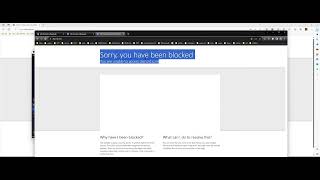 Sorry, you have been blocked You are unable to access discord ?