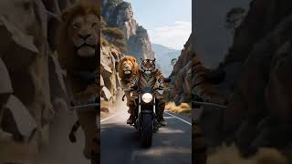This time , the hen clucks back- revenge served #aianimation #aicat #aichef #animaladventures #tiger