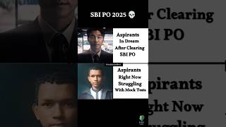 Situation of SBI PO Aspirants 😭 | #sbipo2025 #viral #sbipoaspirants #shorts #sbipo