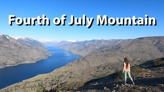 Hiking Fourth of July Mountain - Incredible views of Lake Chelan