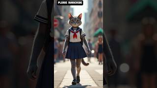 what if animals become a student #ai #aivsreality #funny #aicat #shorts